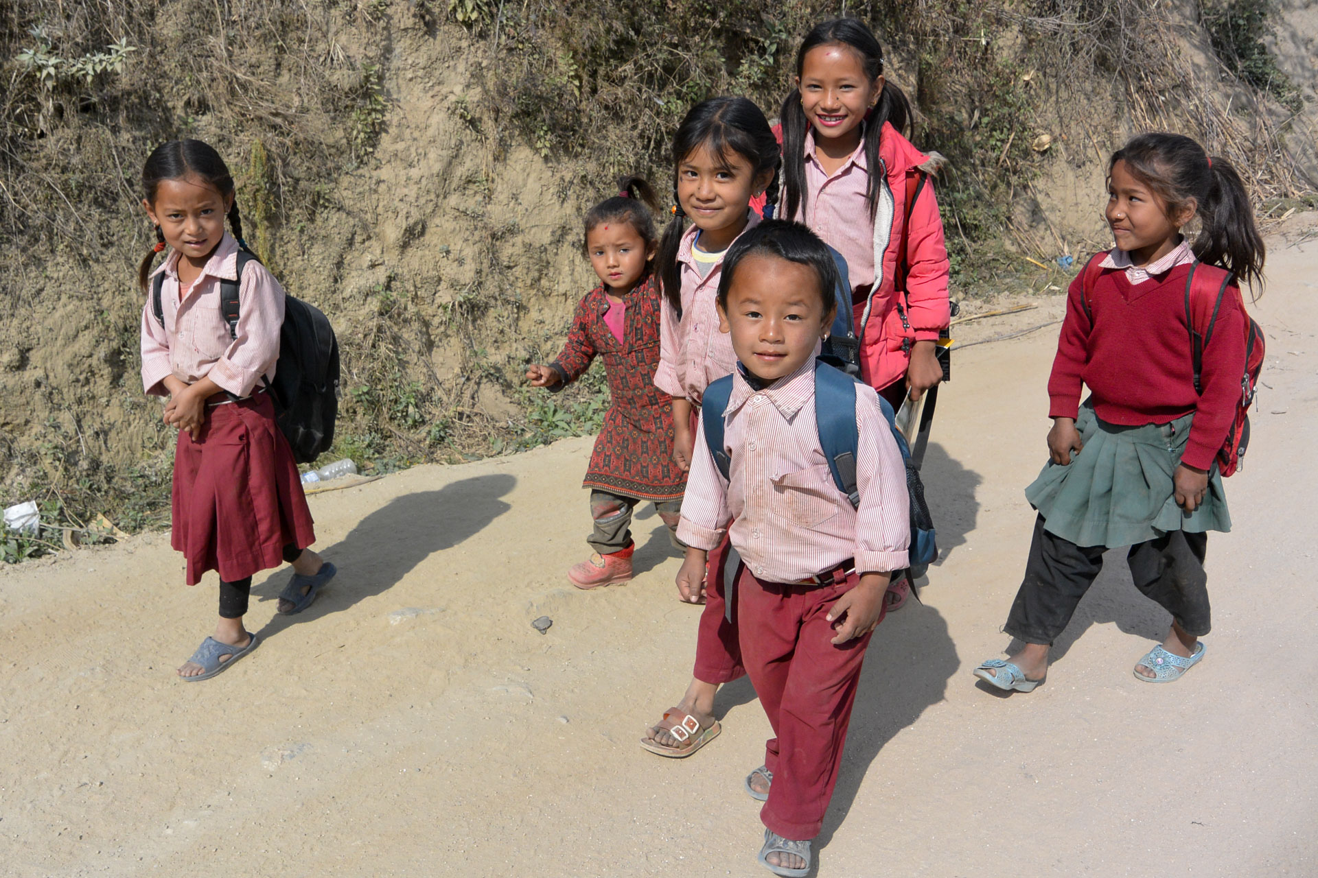 Begegnungen mit Schulkindern