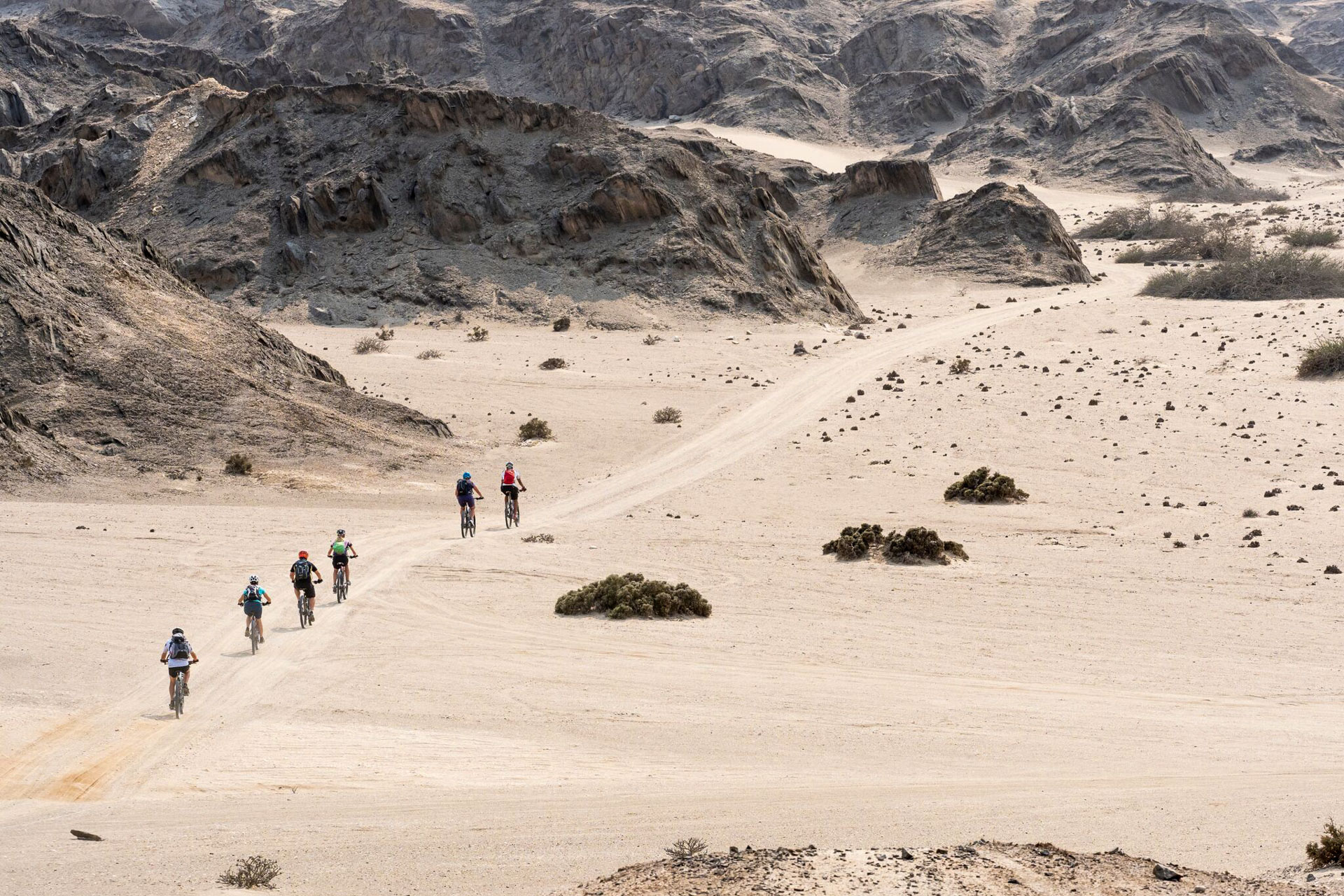 Biken in der weiten Wildnis