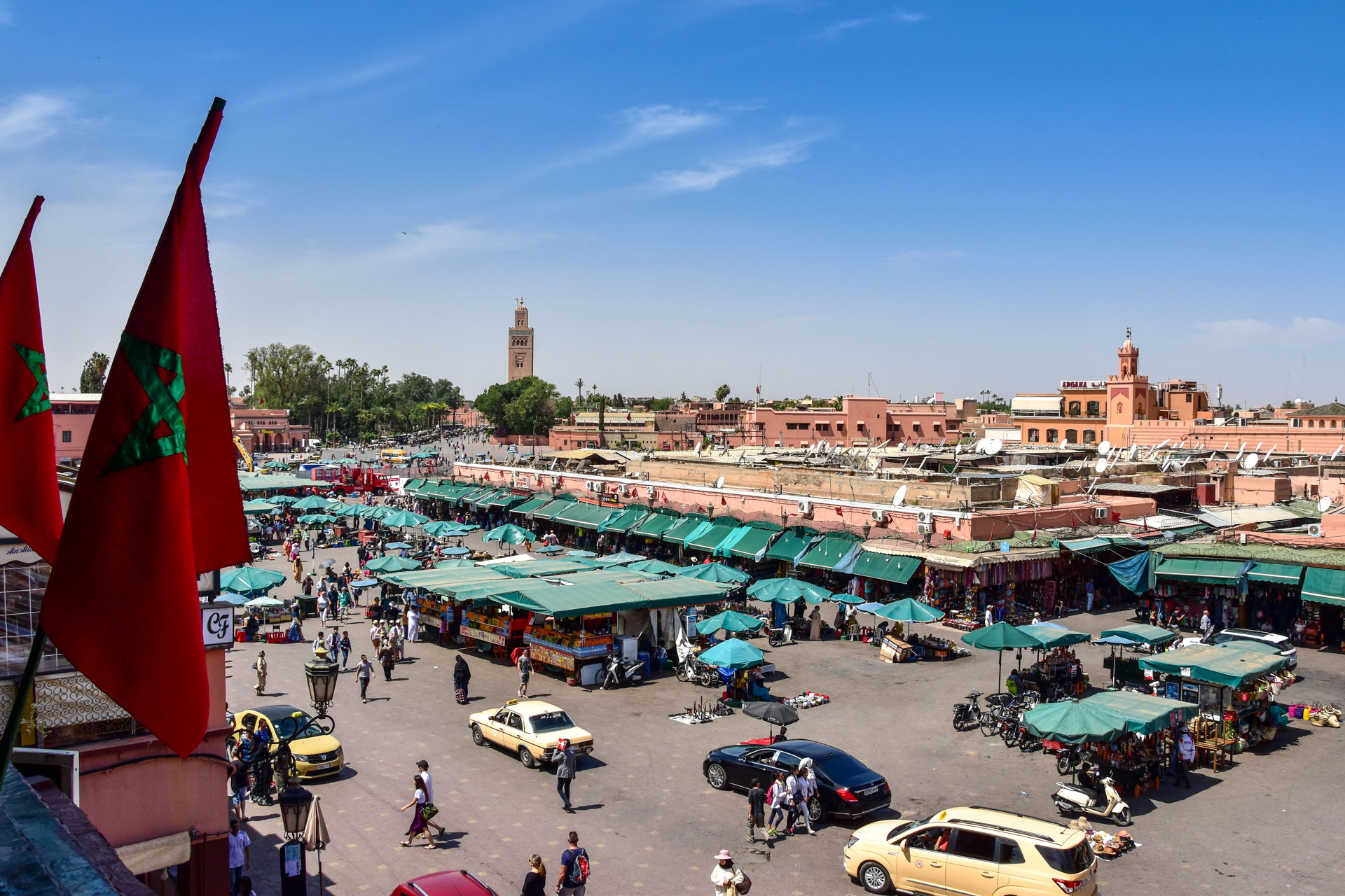 Djemaa el-Fna in Marrakesch
