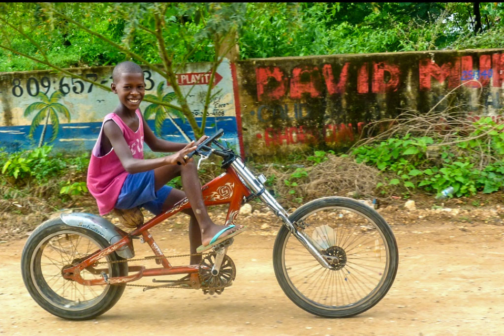 Velo mit Kokosnuss Sattel