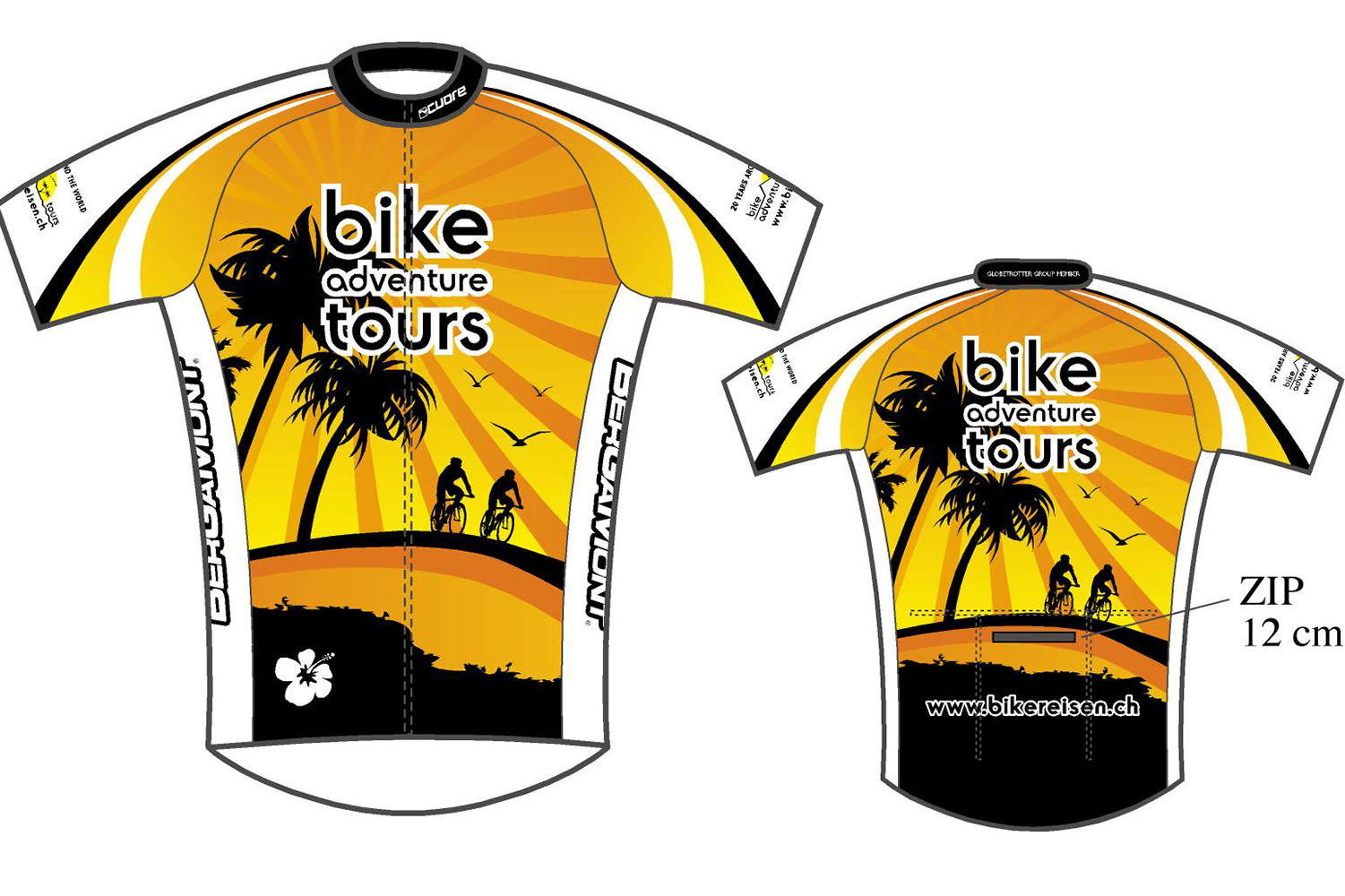 Bike Adventure Tours Shirt 2012