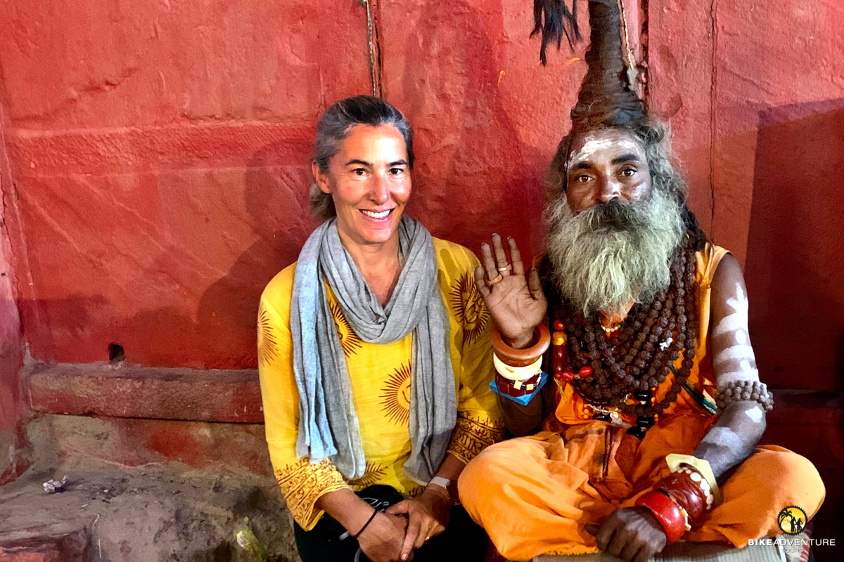 Guide Bea Fischli in Indien.