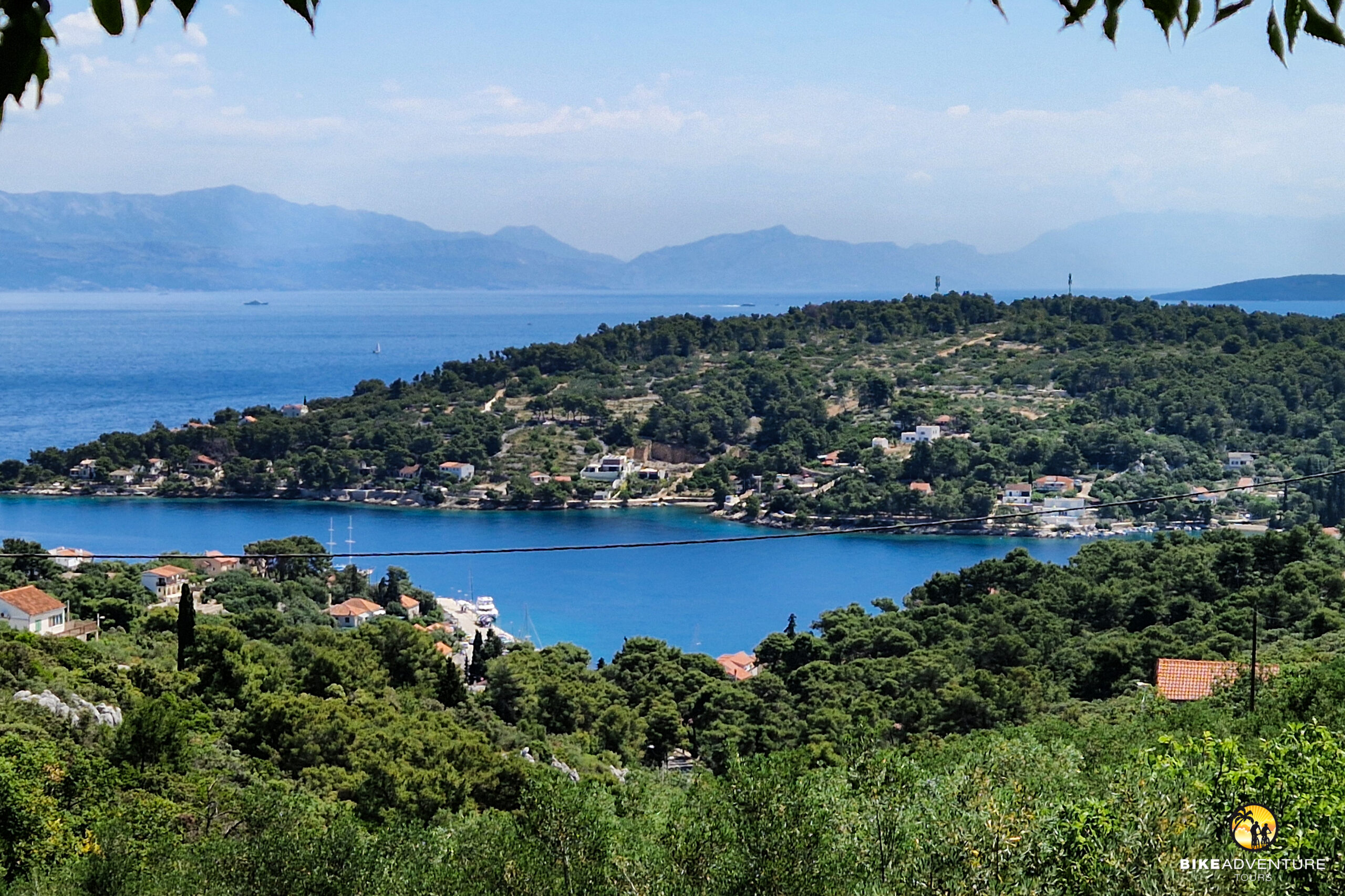 Fantastische Aussicht über das kroatische Meer Fantastische Aussicht über das kroatische Meer