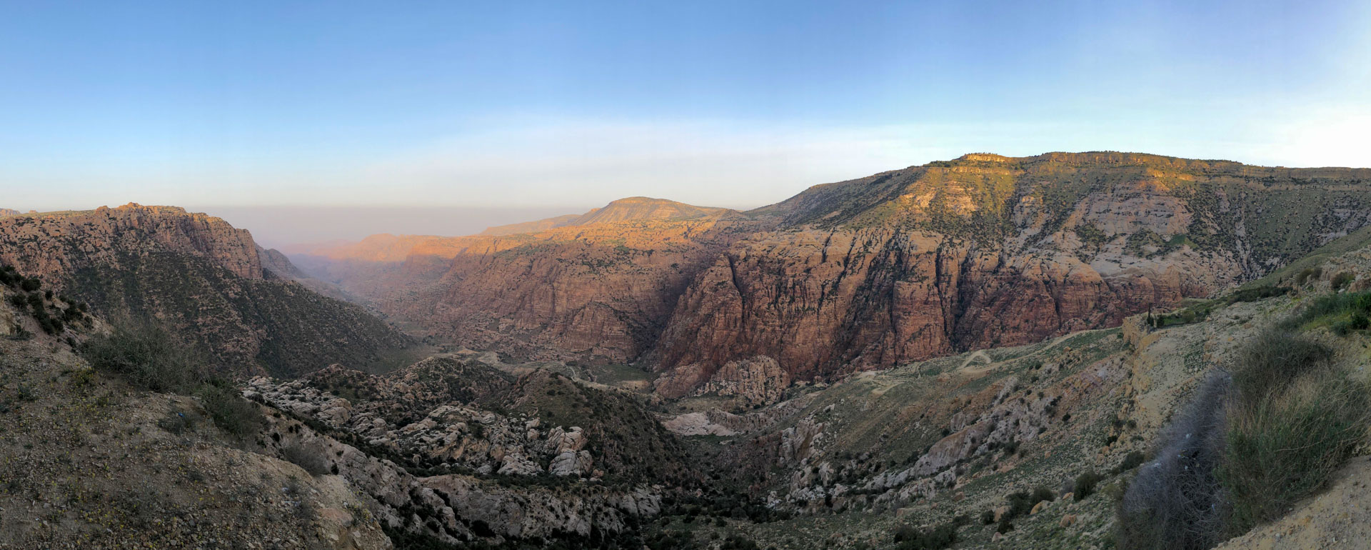 Ausblick in den Canyon