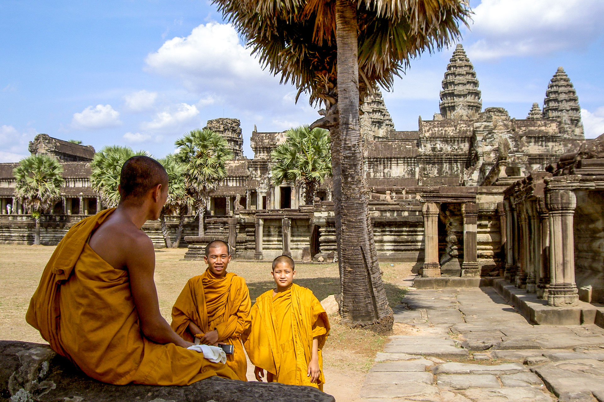 Das bekannte Angkor Wat in Kambodscha