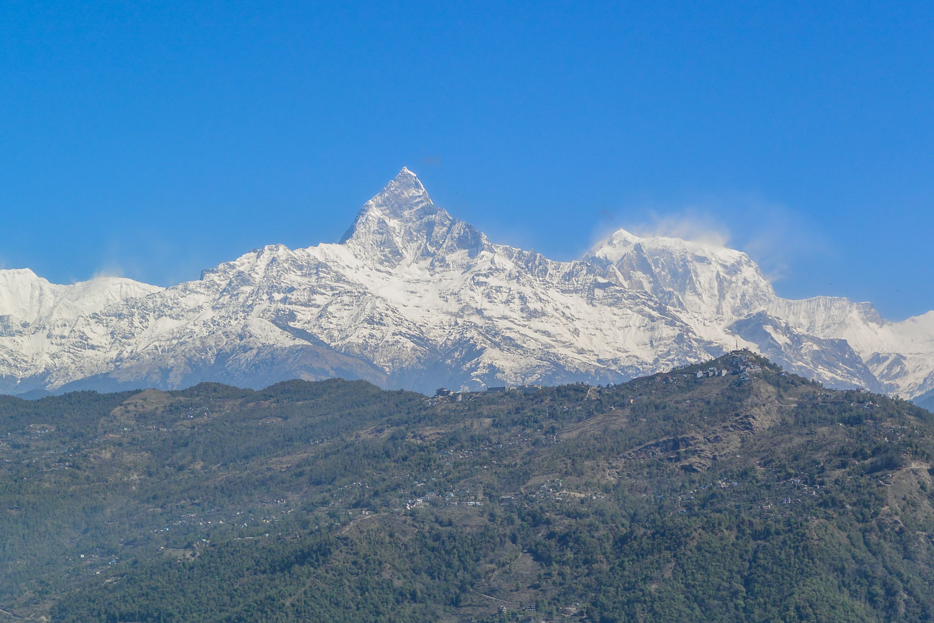 Himalaya Panorama mit Annapurna Massiv