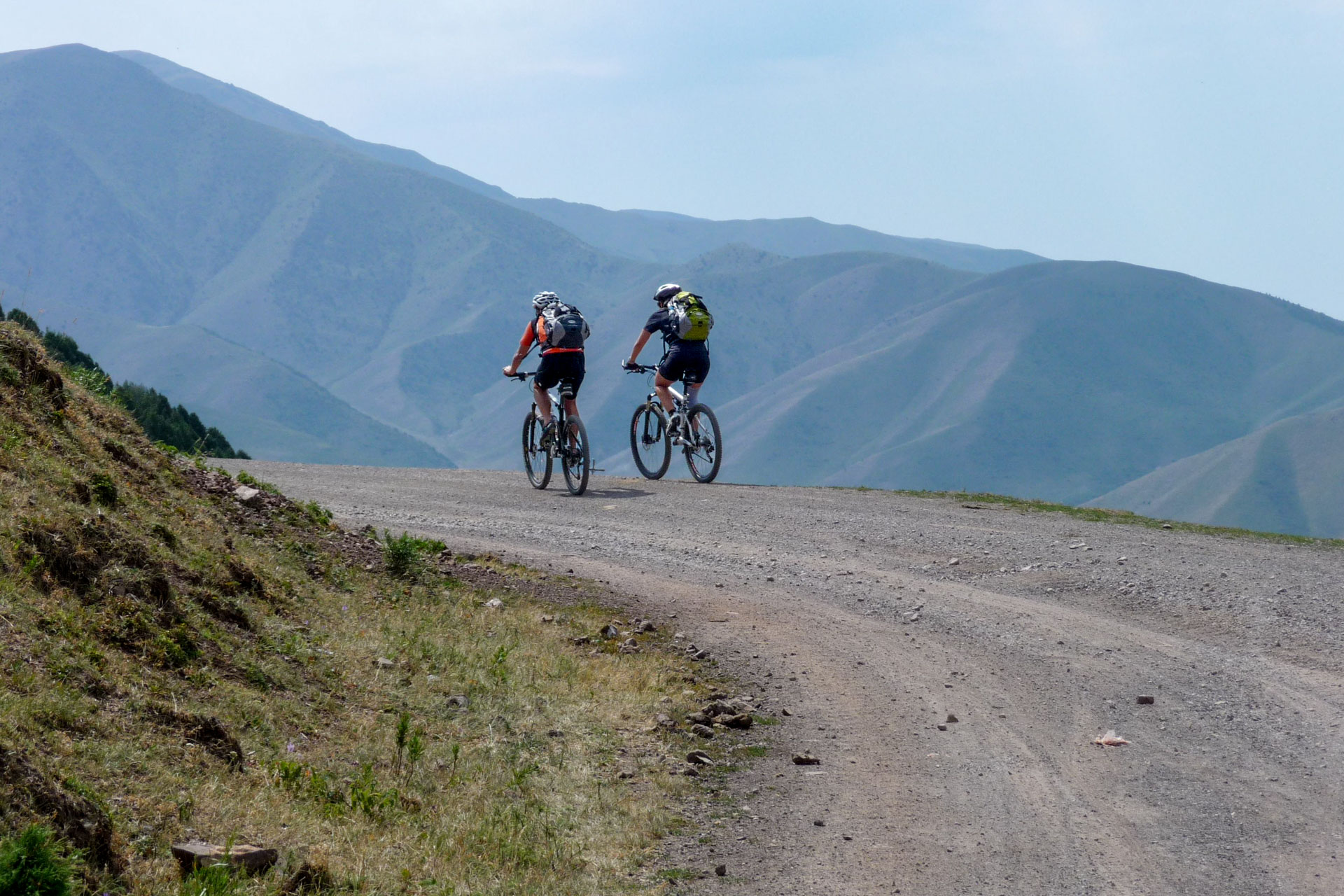 Biken in Kirgistan