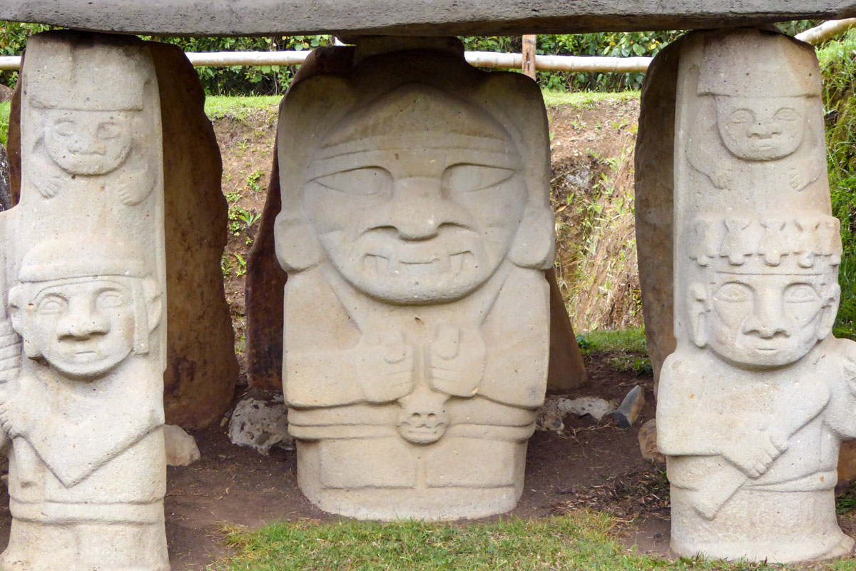 Kolumbianische Kultur: Skulpturen