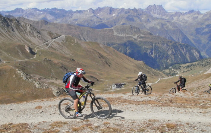 Mountainbike Singletrail-Reise Alpencross